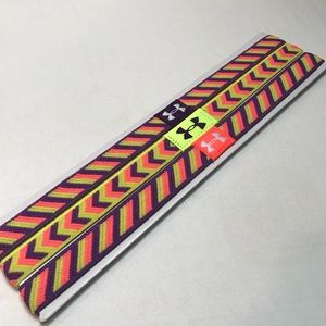 Hot Pink, Purple, & Yellow Underarmour Headbands